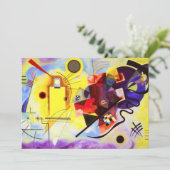 Einladungen zu Kandinsky Yellow Blue (Stehend Vorderseite)
