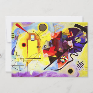 Einladungen zu Kandinsky Yellow Blue