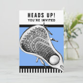 Einladungen zu Lacrosse Sports (Stehend Vorderseite)