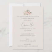 Einladungen zu Lavendel und Blush (Rückseite)