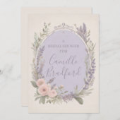 Einladungen zu Lavendel und Blush (Vorne/Hinten)