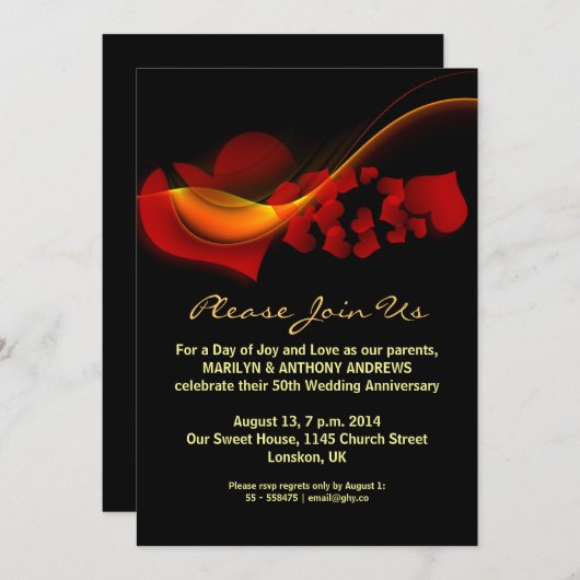 Einladungen zu Lieben (Vorne/Hinten)