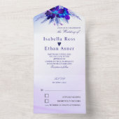 Einladungen zu Lila Hochzeiten (Innen Boden)