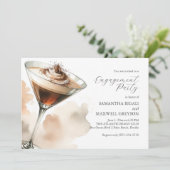 Einladungen zu Martini Horizontal Engagement (Stehend Vorderseite)