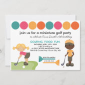 Einladungen zu Mini Golf Special (Vorderseite)