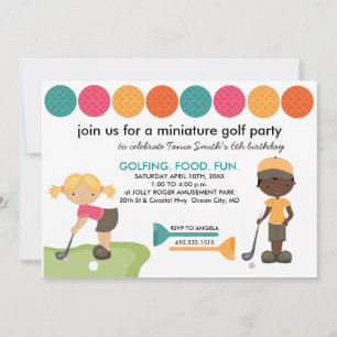 Einladungen zu Mini Golf Special