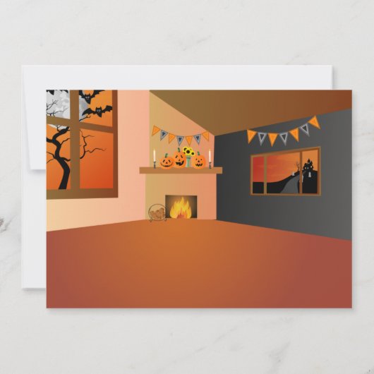 Einladungen zu Monster-Mash (Rückseite)