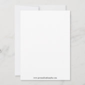 Einladungen zu Musikdesign-Hochzeiten (Rückseite)