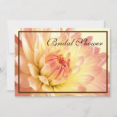 Einladungen zu Orangendusche und Rosa Bridal (Vorderseite)