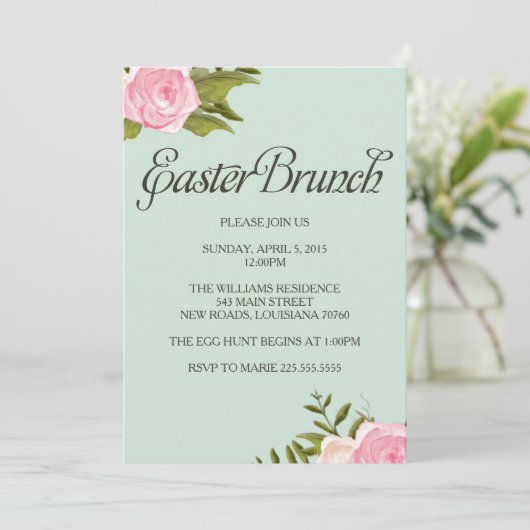 Einladungen zu Ostern (Stehend Vorderseite)