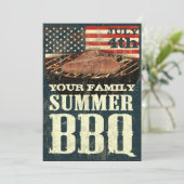 Einladungen zu patriotischen GRILLEN (Stehend Vorderseite)