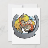 Einladungen zu Pferden und Reitern (Vorderseite)