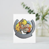 Einladungen zu Pferden und Reitern (Stehend Vorderseite)