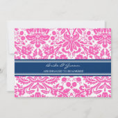 Einladungen zu Pink Blue Pattern (Rückseite)