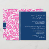 Einladungen zu Pink Blue Pattern (Vorne/Hinten)