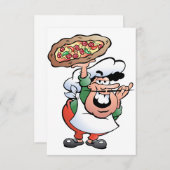 Einladungen zu Pizza Baker (Vorne/Hinten)
