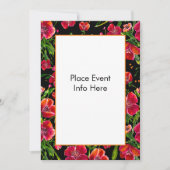 Einladungen zu Poppy Garden (Vorderseite)