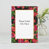 Einladungen zu Poppy Garden (Stehend Vorderseite)