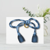 Einladungen zu Ribbon Knot (Stehend Vorderseite)