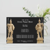 Einladungen zu römischen Statuen (Stehend Vorderseite)