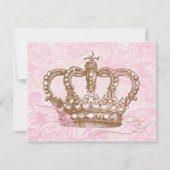Einladungen zu Rosa Prinzessin (Vorderseite)