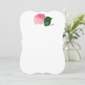 Einladungen zu Rosa Redoute Hydrangea (Stehend Vorderseite)