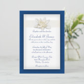 Einladungen zu Royal Blue Wedding (Stehend Vorderseite)