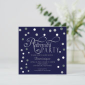 Einladungen zu Ruhestand, Silver und Marine-Party (Stehend Vorderseite)