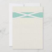 Einladungen zu rustikalen Sand-Dollar-Hochzeiten (Rückseite)