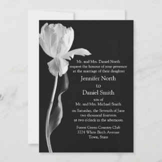 Einladungen zu Schwarz-Weiß-Hochzeiten