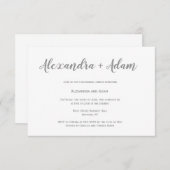 Einladungen zu Silberner Probe (Vorne/Hinten)