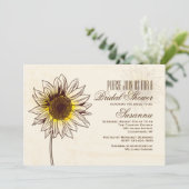 Einladungen zu Sonnenblumen (Stehend Vorderseite)