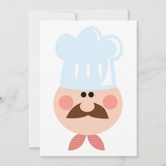 Einladungen zu sonnigen Koch (Vorderseite)