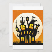 Einladungen zu Spuk Häusern und Mond (Vorderseite)