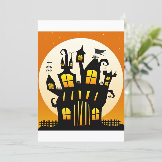 Einladungen zu Spuk Häusern und Mond