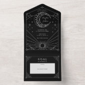 Einladungen zu Stardust Wedding (Innen Boden)