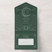 Einladungen zu Stardust Wedding (Innen Boden)