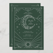 Einladungen zu Stardust Wedding (Vorne/Hinten)