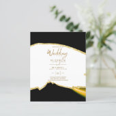 Einladungen zu Sublime Black Gold (Stehend Vorderseite)