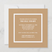 Einladungen zu Super Niedlich Baby Shower (Rückseite)