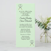 Einladungen zu Tennis Wedding Theme (Stehend Vorderseite)