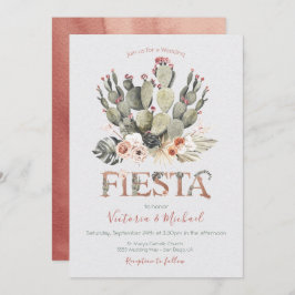 Einladungen zu Terracota und Cactus Wedding Fiesta