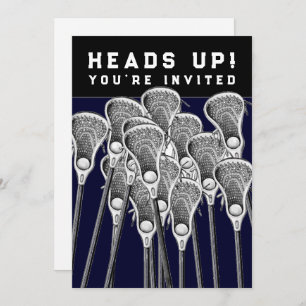 Einladungen zu Veranstaltungen des Lacrosse-Teams