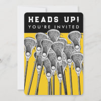 Einladungen zu Veranstaltungen des Lacrosse-Teams