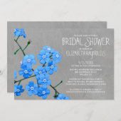 Einladungen zu "Vergiss-Me-Not Bridal" (Vorne/Hinten)