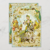 Einladungen zu Versailles Butterfly Garden (Vorne/Hinten)