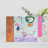 Einladungen zu verschiedenen Teilen von Kandinsky (Stehend Vorderseite)