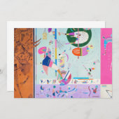 Einladungen zu verschiedenen Teilen von Kandinsky (Vorne/Hinten)