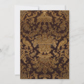 Einladungen zu Vintagen arabischen Rahmenhochzeite (Rückseite)