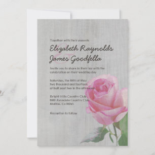 Einladungen zu Vintagen Rose